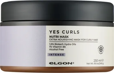 Маска для волос Elgon Yes Curls Nutri Mask питательная, для вьющихся волос, 250 мл