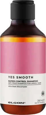 Шампунь для волос Elgon Yes Smooth Super Control Shampoo для непослушных волос, 250 мл