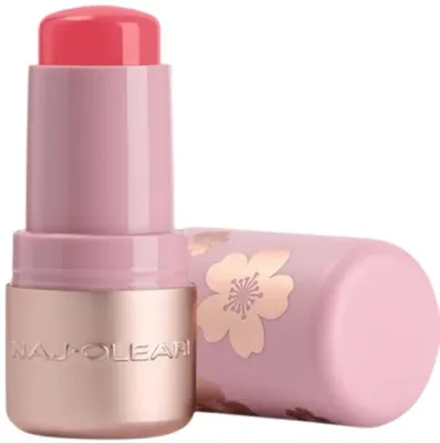 Румяна-стик для щёк Naj Oleari Bloom Up Blush Stick, оттенок 01 - Soft Nude