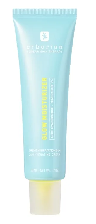 Erborian Glow Moisturizer крем для лица увлажняющий с эффектом сияния, ниацинамид и гиалуроновая кислота 50 мл