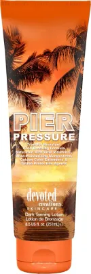 Devoted Creations Pier Pressure крем для загара в солярии с бронзантом, мангостином и витамином C 251 мл, усилитель загара