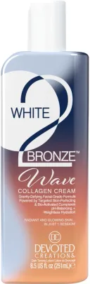Активатор загара для солярия Devoted Creations White 2 Bronze Wave с коллагеном 251 мл