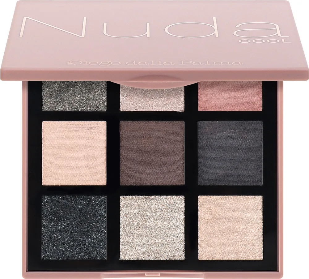 Палетка теней Diego Dalla Palma Nude Eyeshadow Palette 9 оттенков нюдовая