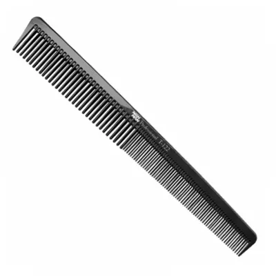 Расчёска для волос Nishman Hair Comb T-122, для укладки и расчёсывания, чёрная, 1 шт