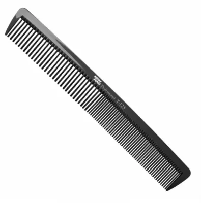 Расчёска для волос Nishman Hair Comb T-125, для укладки и расчёсывания, чёрная, 1 шт