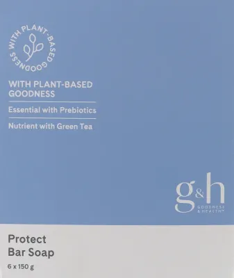 Мыло многофункциональное очищающее и защитное Amway Goodness + Health Protect Bar Soap, 6 шт. по 150 г