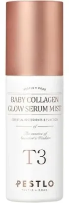 Pestlo T3 Baby Collagen Glow Serum Mist Spray сыворотка-мист для лица с коллагеном для сияния 50 мл