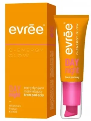 Энергетический осветляющий крем для кожи вокруг глаз с кофеином Evree C-Energy Glow 15 мл