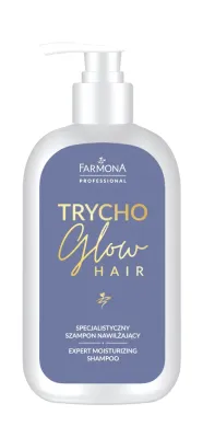 Farmona Professional Farmona Professional Trycho Glow Hair Expert Moisturizing Shampoo - Шампунь Farmona Trycho Glow увлажняющий, с керамидами и кератином, 900 мл