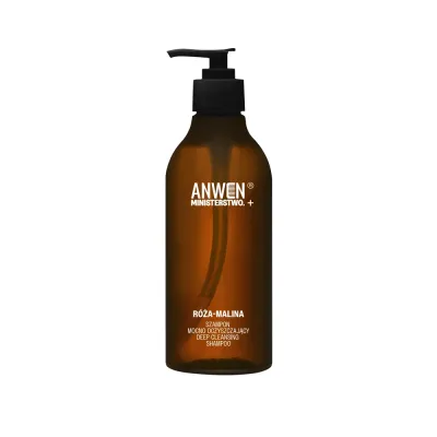 Шампунь для волос Anwen x Ministerstwo Rose Raspberry Shampoo интенсивно очищающий, «Роза-Малина», 200 мл