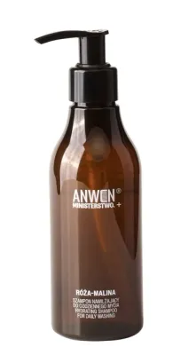 Шампунь для волос Anwen x Ministerstwo Rose Raspberry Shampoo увлажняющий, для ежедневного мытья, «Роза-Малина»