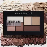 Палетка теней для век Maybelline New York The City Kits Mini коричнево-бежевая — фото 4