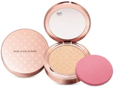 Тональная основа в пудре Naj Oleari Silk Feel Wet и Dry Powder Foundation для лица, 9,5 г, оттенок 01 - Avorio