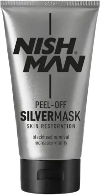 Nishman Peel Off Silver Mask маска-плёнка для глубокого очищения лица 150 мл