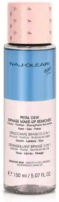 Naj Oleari Petal Dew Biphase Make-up Remover двухфазное средство для снятия макияжа с глаз с цветочными водами, 150 мл