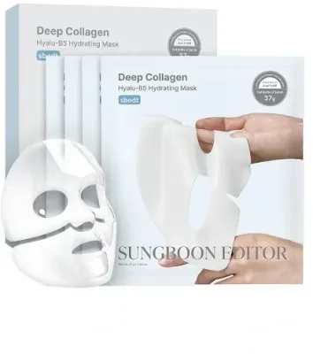 Sungboon Editor Deep Collagen Hyalu-B5 Hydrating Mask маска для лица гидрогелевая увлажняющая с коллагеном, гиалуроновой кислотой и пантенолом 37 г
