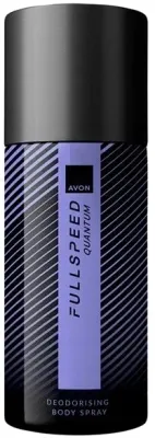 Avon Full Speed Quantum дезодорант-спрей 150 мл, для тела, ароматный, спрей для ежедневной свежести