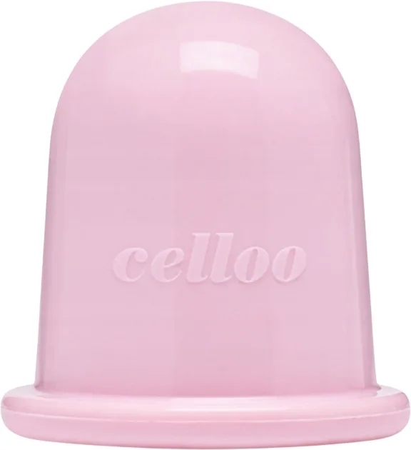 Банка антицеллюлитная Celloo Anti-cellulite Cuddle Bubble Mini силиконовая, розовая, 1 шт