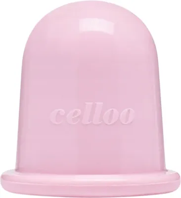 Банка антицеллюлитная Celloo Anti-cellulite Cuddle Bubble Mini силиконовая, розовая, 1 шт