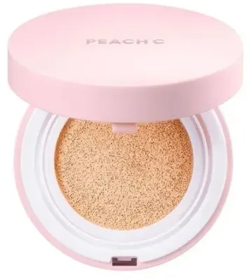 Кушон для лица Peach C Focus On Air Velvet Cushion, 15 г, оттенок 01 - Ivory