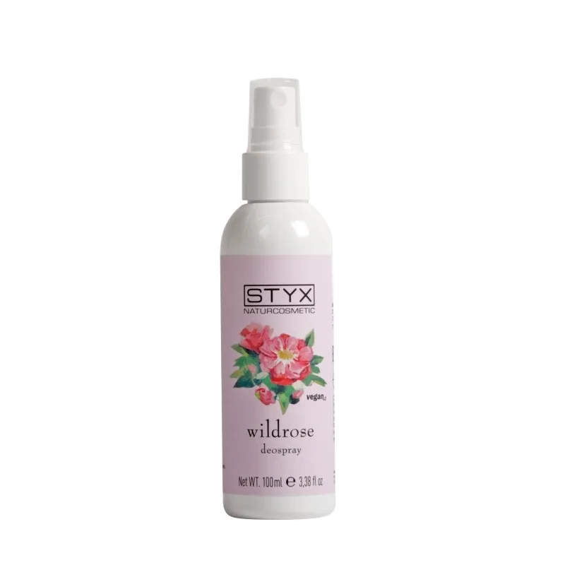 Styx Naturcosmetic дезодорант-спрей Wildrose (Дикая роза) 100 мл с ароматом шиповника для ежедневного ухода