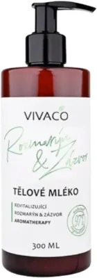 Vivaco Body Lotion бальзам для тела с ароматом розмарина и имбиря, с маслом ши и алоэ, 300 мл