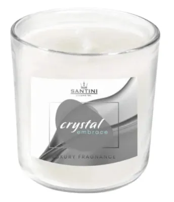 Свеча ароматическая Santini Cosmetic Crystal Embrace Luxury для дома, 200 г