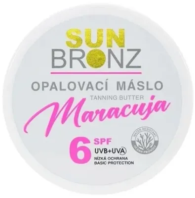 Масло для загара Vivaco Sun Bronz Maracuja Tanning Butter SPF6 с экстрактом маракуйи, 150 мл