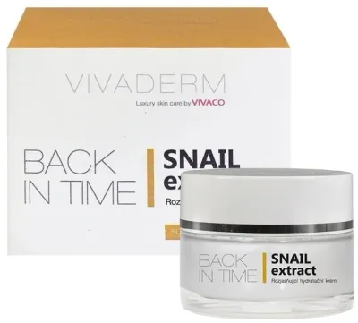 Vivaco Vivaderm Back In Time Snail Extract крем для лица с экстрактом муцина улитки 50 мл, уход для лица, шеи и декольте