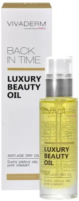 Сухое масло для лица и волос Vivaco Vivaderm Back In Time Luxury Beauty Oil, 30 мл
