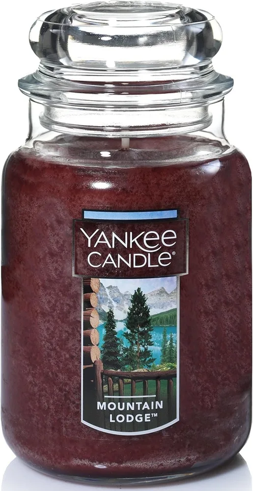Свеча ароматическая Yankee Candle Mountain Lodge в банке, с крышкой, 623 г