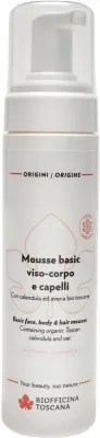 Мусс для лица, тела и волос Biofficina Toscana Gentle Basic, для очищения, 200 мл