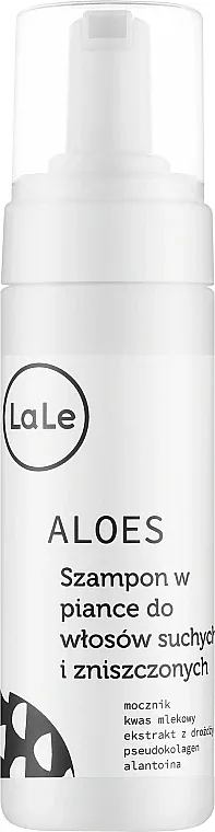 Пена-шампунь La-Le Aloe для сухих и повреждённых волос, с алоэ и аллантоином, 150 мл