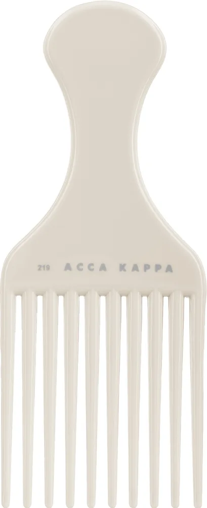 Расчёска для волос Acca Kappa Pettine Afro Basic 219, кремовая, 1 шт