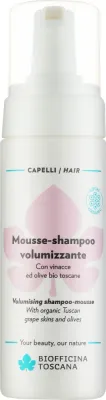 Шампунь-мусс для волос Biofficina Toscana Volumising Shampoo-Mousse, для объёма, 150 мл