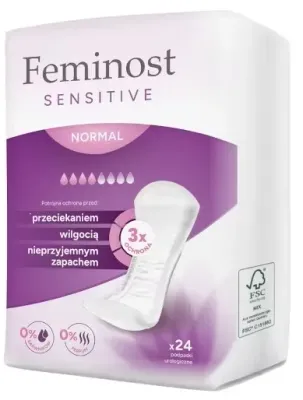 Вкладки урологические Feminost Sensitive Normal, 24 шт