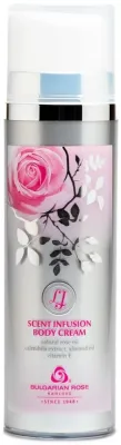 Bulgarian Rose Lady's Joy крем для тела увлажняющий Scent Infusion 120 мл с розовой водой, маслом ши и миндальным маслом