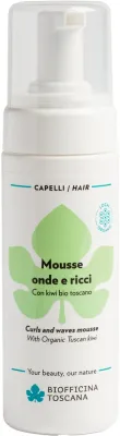 Мусс для вьющихся волос Biofficina Toscana Curls And Waves Mousse, для локонов и волн, 150 мл