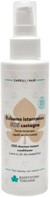 Кондиционер для волос Biofficina Toscana SOS Chestnut Instant Conditioner, несмываемый, с экстрактом каштана, 150 мл