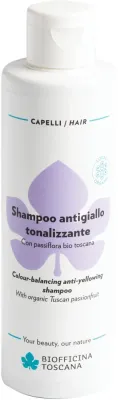 Шампунь для волос Biofficina Toscana Colour-Balancing Anti-Yellowing Shampoo, против желтизны, 200 мл
