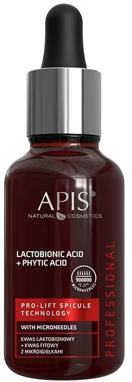 Лактобионовая и фитиновая кислоты с микроиглами APIS Professional Pro-Lift Spicule Technology для лица, 30 мл
