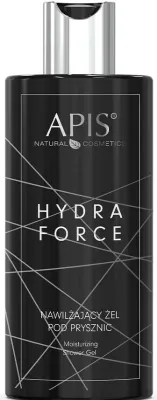 APIS Professional Hydra Force For Men гель для душа увлажняющий 300 мл, мужской гель для душа с гиалуроновой кислотой и огурцом