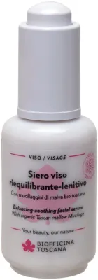 Biofficina Toscana Balancing-Soothing Facial Serum сыворотка для лица балансирующая успокаивающая с календулой и ромашкой 30 мл