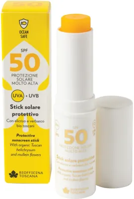 Biofficina Toscana Protective Sunscreen Stick стик солнцезащитный для лица 8 мл, солнцезащитный стик для носа, скул и ушей