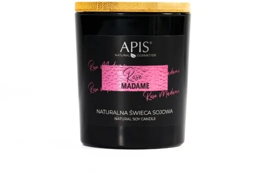 APIS Professional Rose Madame свеча массажная соевая, натуральная для массажа тела 150 г