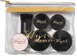Hynt Beauty Discovery Kit Dark набор для макияжа лица: минеральная пудра-тон, консилер, пудры, кисть и косметичка, 7 предметов — фото 1