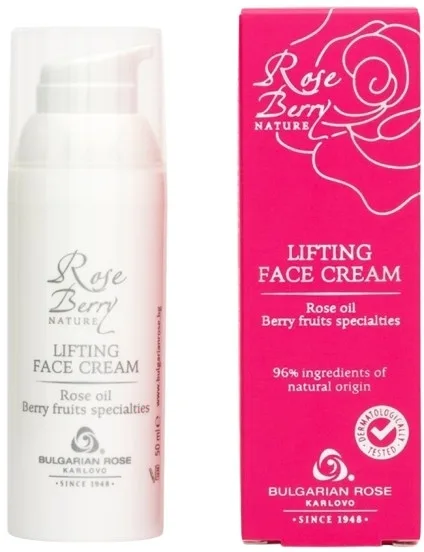 Bulgarian Rose Rose Berry Nature Lifting Face Cream крем для лица с лифтинг-эффектом, антивозрастной уход 50 мл