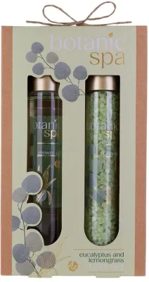 Набор для ванны Accentra Botanic SPA Eucalyptus And Lemongrass: гель для душа и соль для ванны с эвкалиптом и лемонграссом