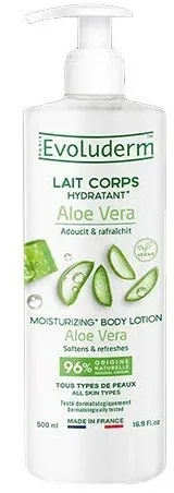 Увлажняющий бальзам для тела Evoluderm Aloe Vera Moisturizing Body Lotion с экстрактом алоэ, 500 мл