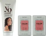 Тонирующий набор для волос Kemon Yo Cond шампунь маска кондиционер и перчатки оттенок шоколад 12+12+200 мл — фото 1
